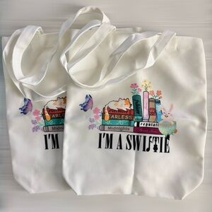 2 New 'I'm a Swiftie' Double Sided Tote Bags